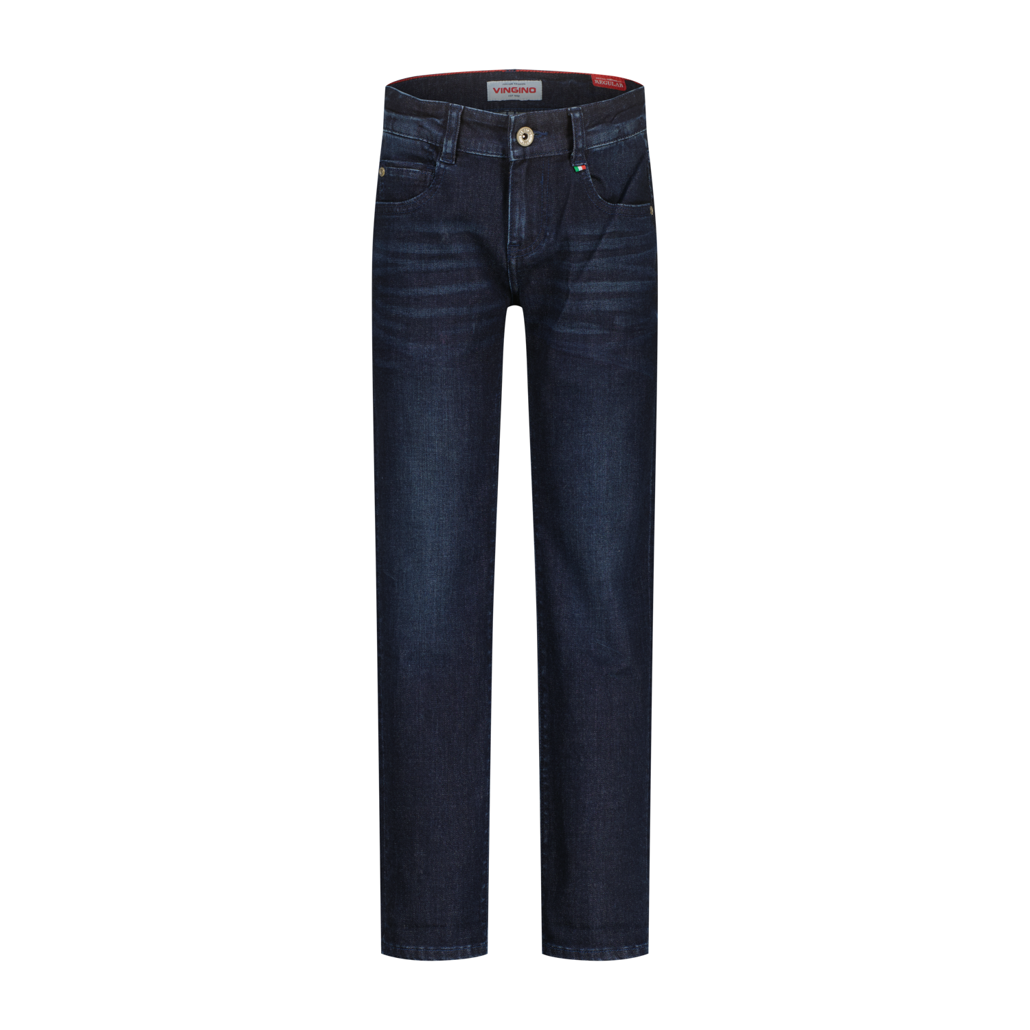 Vingino winter jeansbroek jongens - donker blauw - Bruno - regular fit Vingino winter jeansbroek jongens - donker blauw - Bruno - regular fit