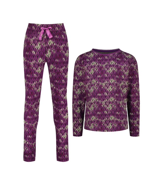 Vingino winter pyjama meisjes - paars - Wayra - comfort fit