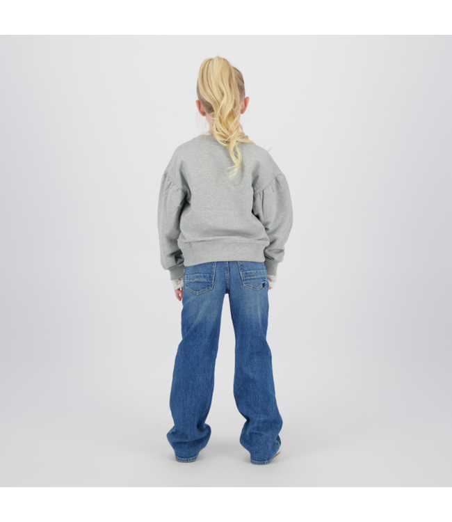 Vingino winter sweater meisjes - licht grijs - Noran - comfort fit