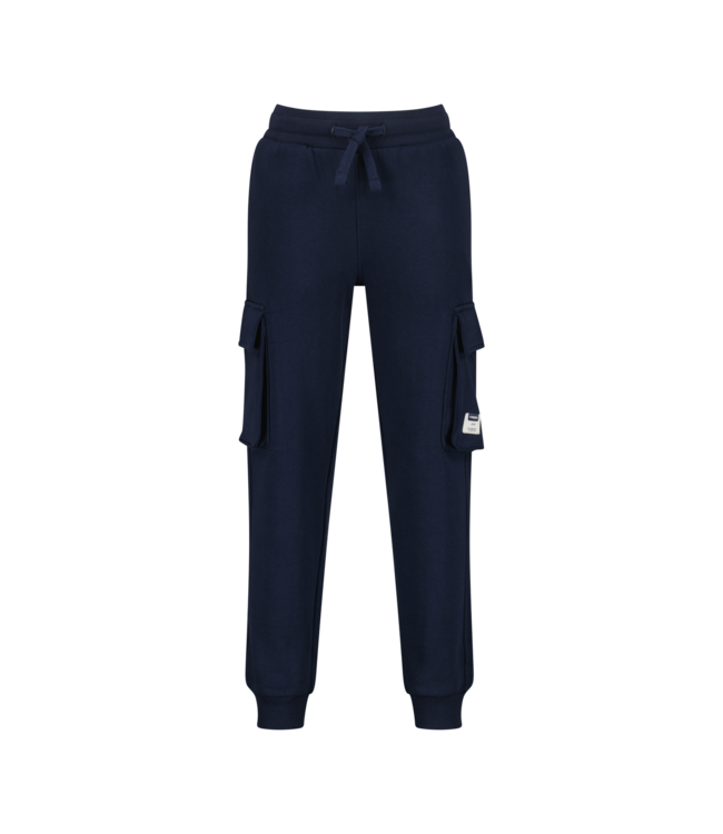 Vingino winter broek meisjes - donker blauw - Basic sweat cargo - comfort fit