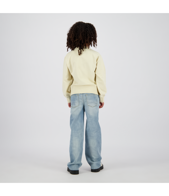 Vingino winter jeansbroek meisjes - blauw - Coco - wide leg fit