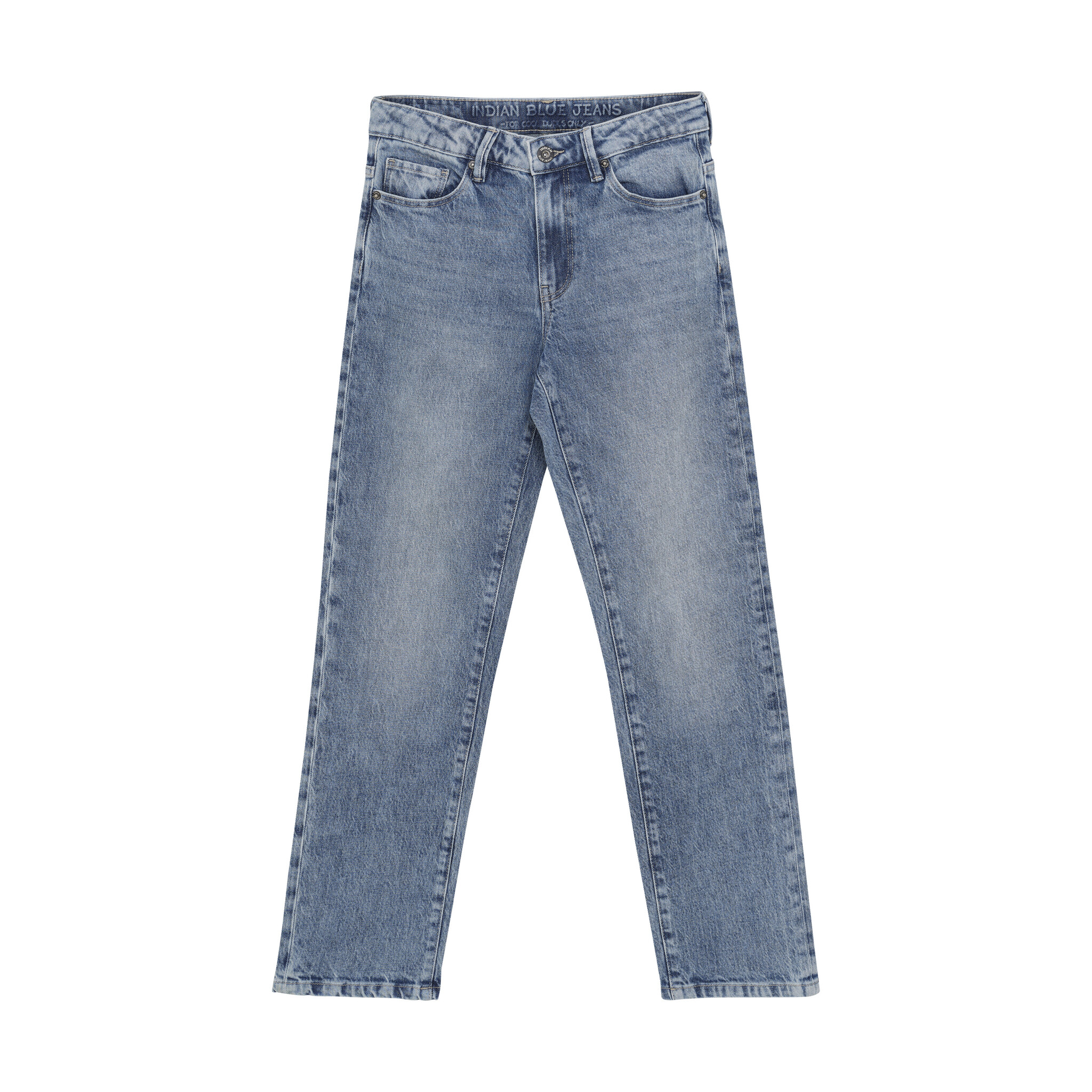 Indian Blue Jeans Winter jeansbroek jongens - blauw - wide loose fit afbeelding