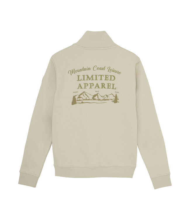 Indian Blue Jeans Winter sweater jongens - zand - rits/print