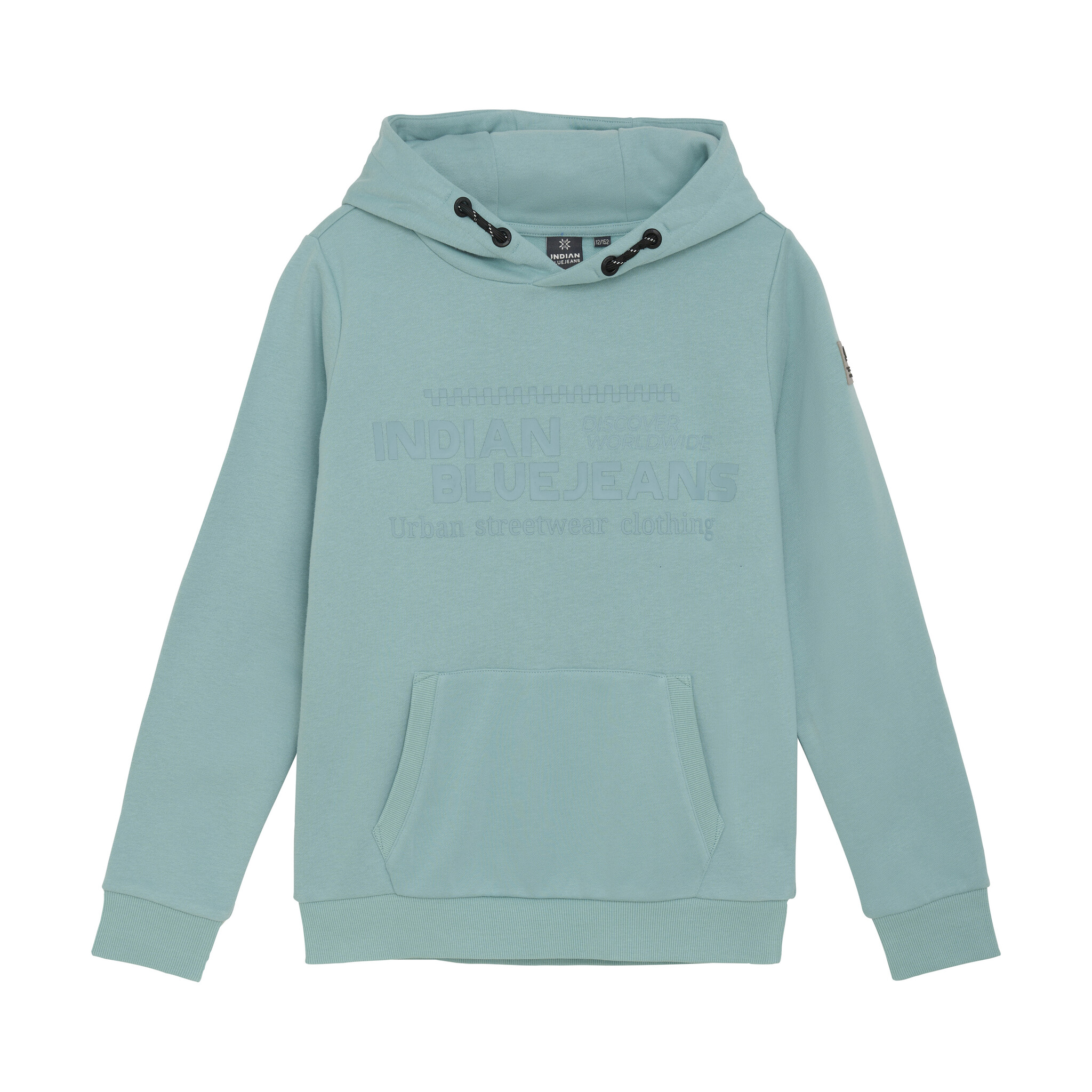Indian Blue Jeans Winter hoodie jongens - blauw - print afbeelding
