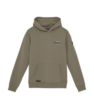 Indian Blue Jeans Winter hoodie jongens - bruin - backprint