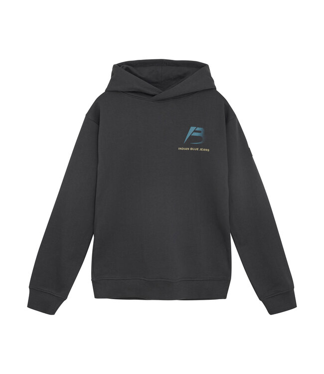 Indian Blue Jeans Winter hoodie jongens - grijs - oversized/discover