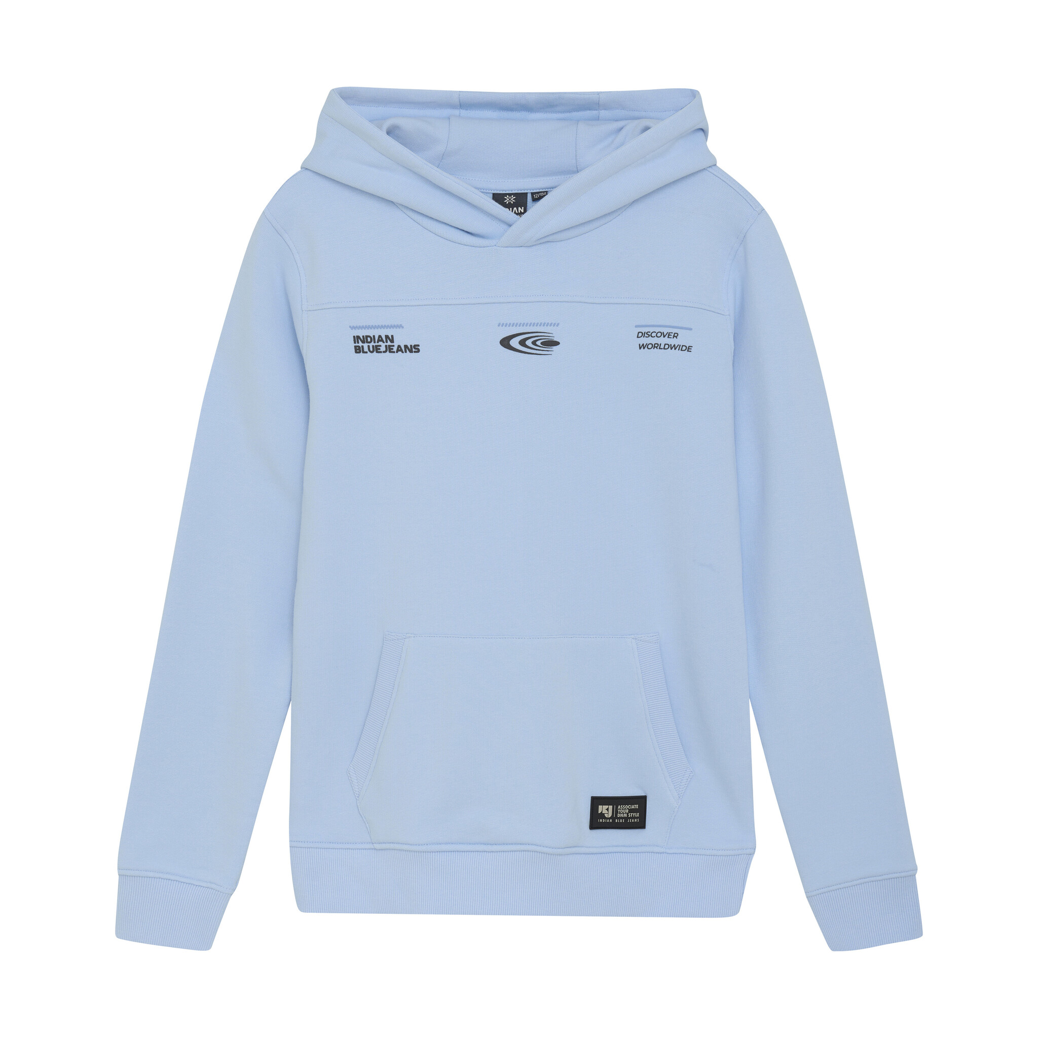 Indian Blue Jeans Winter hoodie jongens - blauw - cut&sew afbeelding