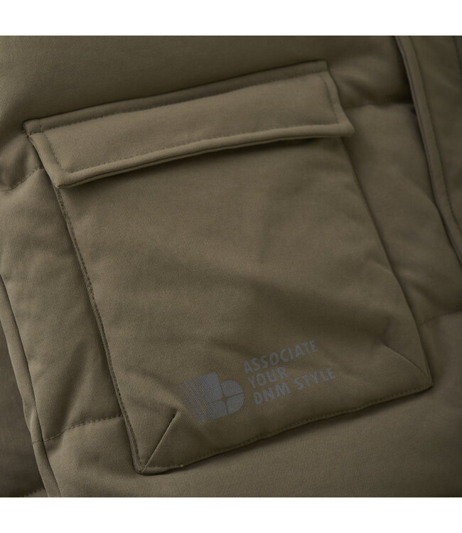 Indian Blue Jeans Winter winterjas jongens - bruin - puffer