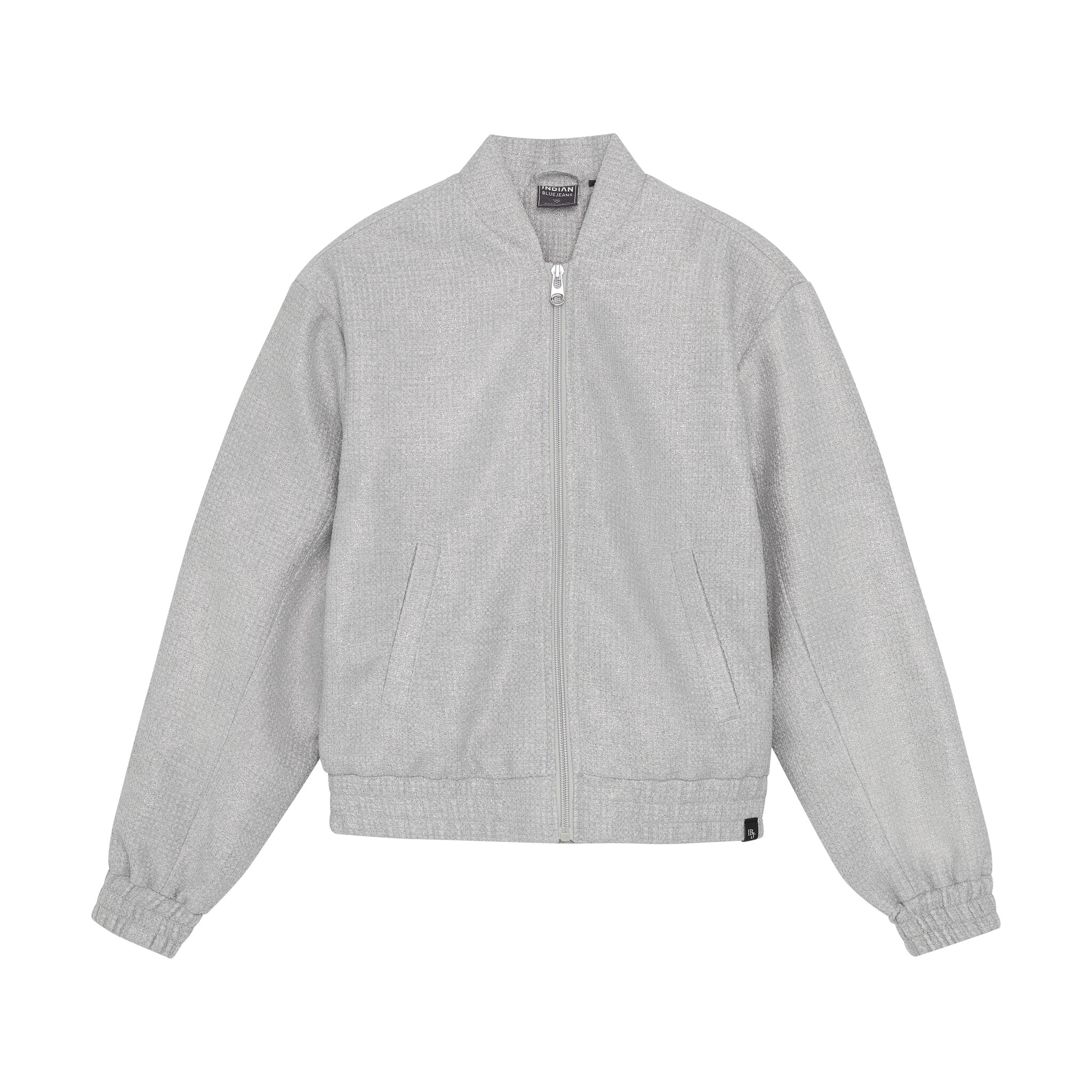 Indian Blue Jeans Winter bomberjack meisjes - grijs - Tweed afbeelding