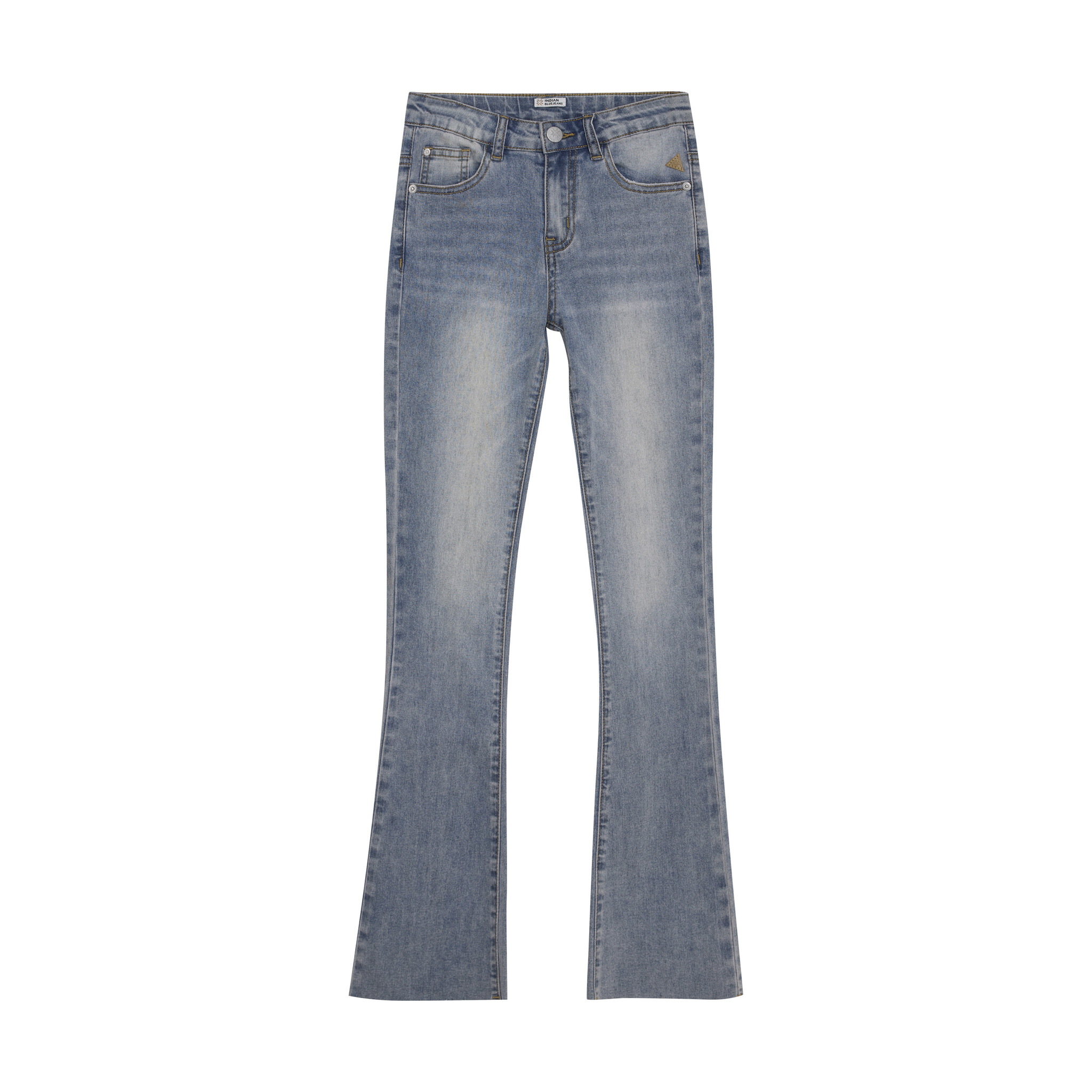 Indian Blue Jeans Winter flare jeansbroek meisjes - blauw afbeelding