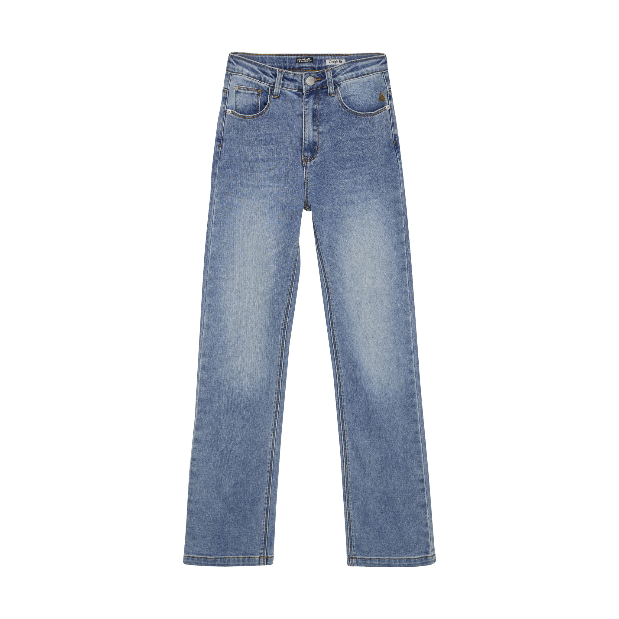 Indian Blue Jeans Winter jeansbroek meisjes - blauw - wide straight fit afbeelding