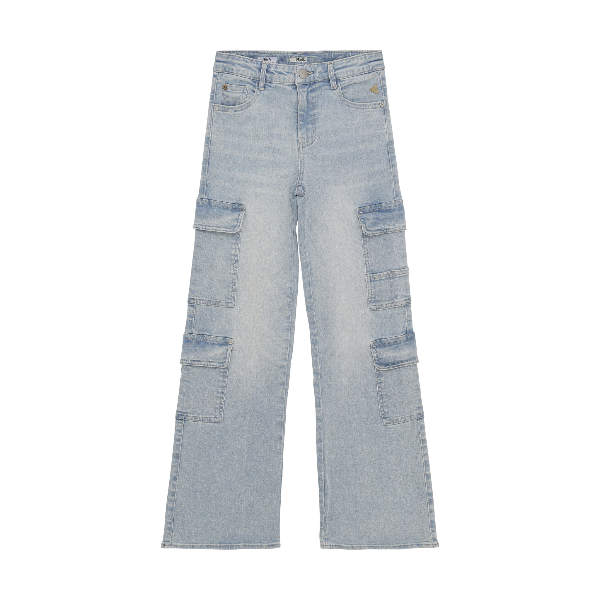 Indian Blue Jeans Winter cargo jeansbroek meisjes - blauw - wide fit afbeelding
