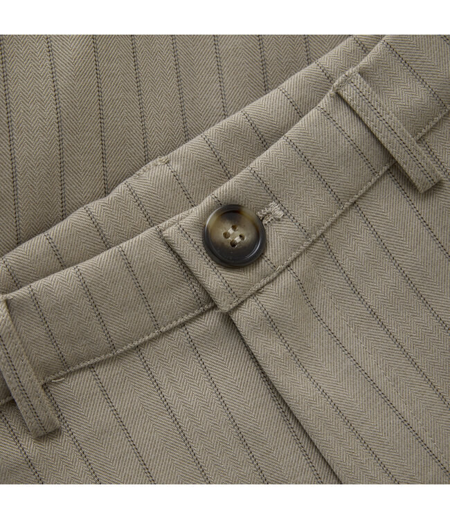 Indian Blue Jeans Winter broek meisjes - zand - wide leg/krijtstreep