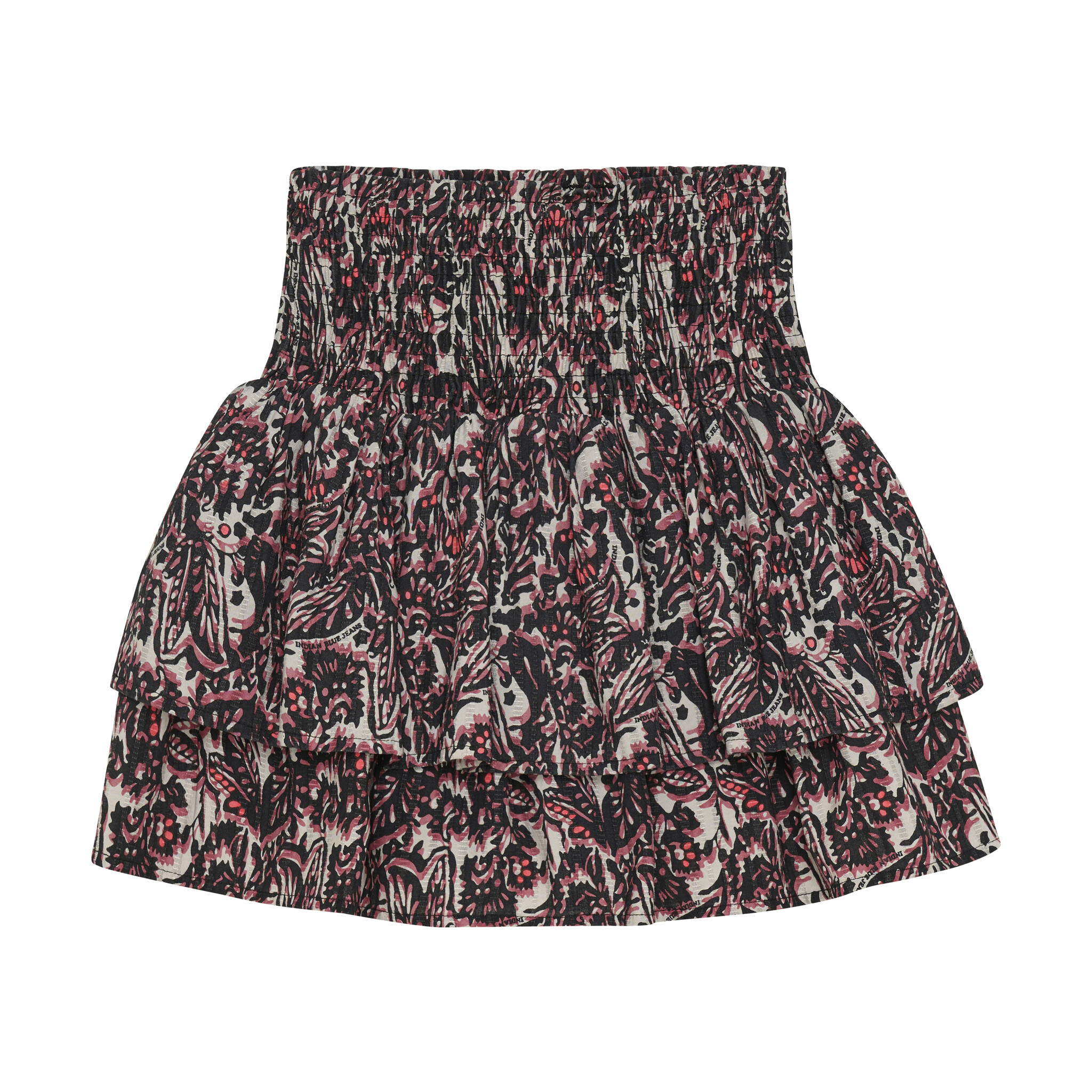 Indian Blue Jeans Winter rok meisjes - zwart - AOP afbeelding