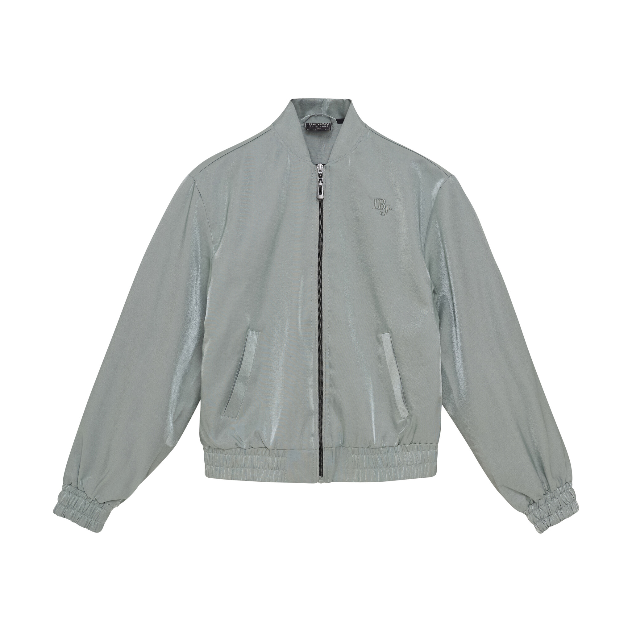 Indian Blue Jeans Winter winterjas meisjes - groen - shiny afbeelding