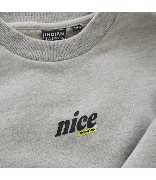 Indian Blue Jeans Winter sweater meisjes - grijs - glitterprint