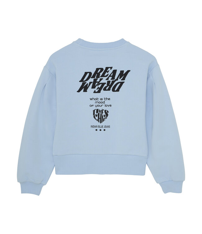 Indian Blue Jeans Winter sweater meisjes - blauw - geborduurd