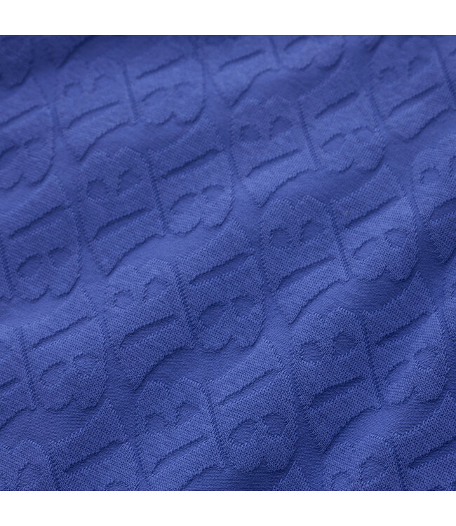 Indian Blue Jeans Winter t-shirt meisjes - blauw - longsleeve/logo/Jacquard