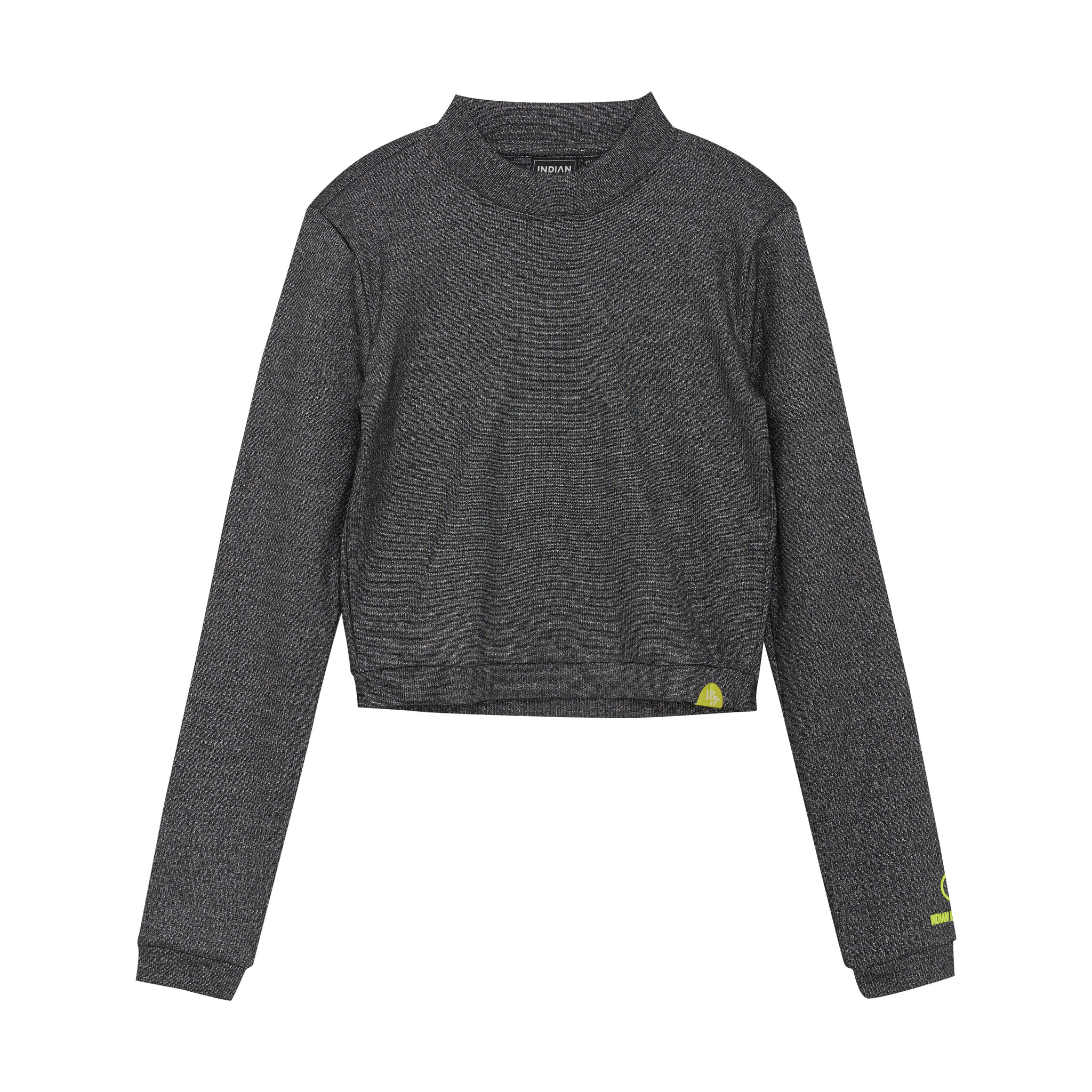 Indian Blue Jeans Winter t-shirt meisjes - zwart - longsleeve/cropped/metallic afbeelding
