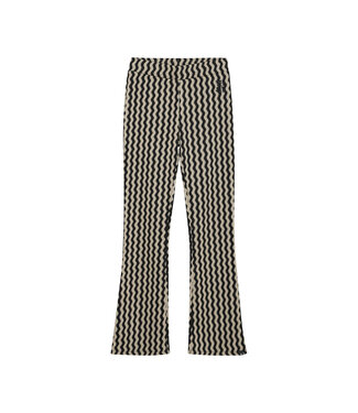 Indian Blue Jeans Winter flare broek meisjes - zwart - zigzag