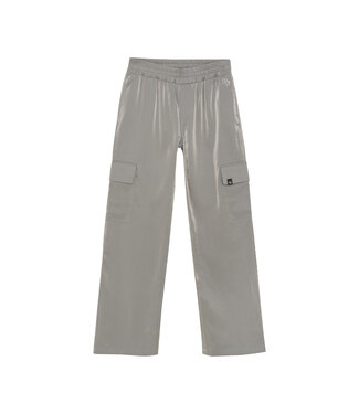 Indian Blue Jeans Winter cargo broek meisjes - grijs - wide leg/shiny