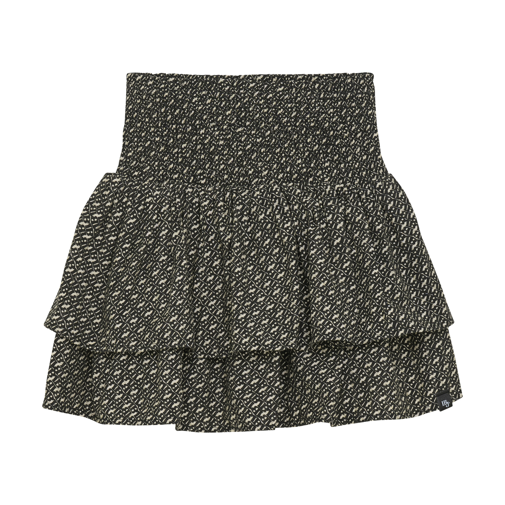 Indian Blue Jeans Winter rok meisjes - zwart - logo afbeelding