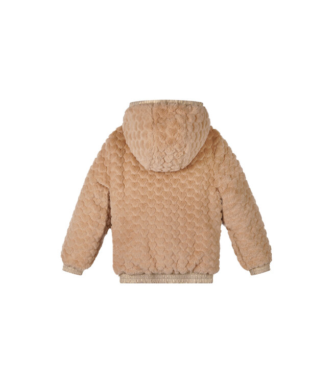 Le Chic winter bomberjack meisjes - goud - Bente - reversible