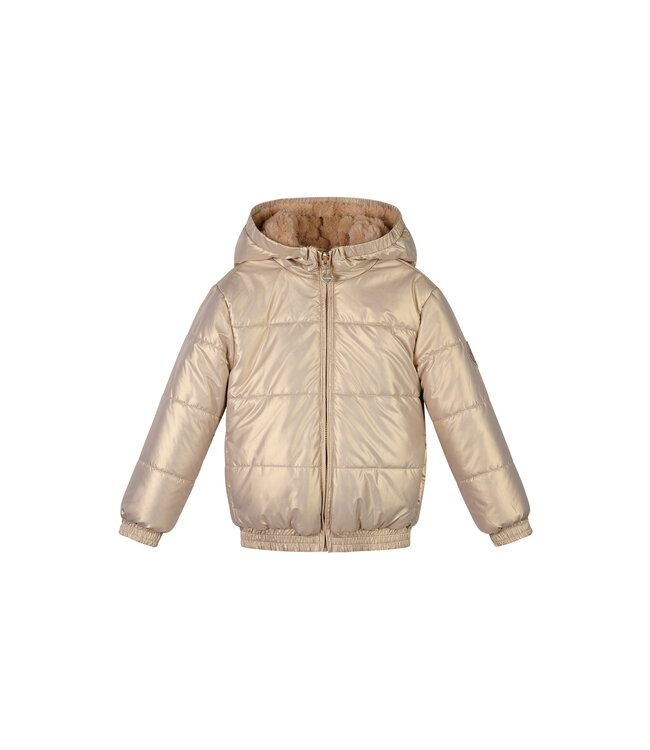 Le Chic winter bomberjack meisjes - goud - Bente - reversible