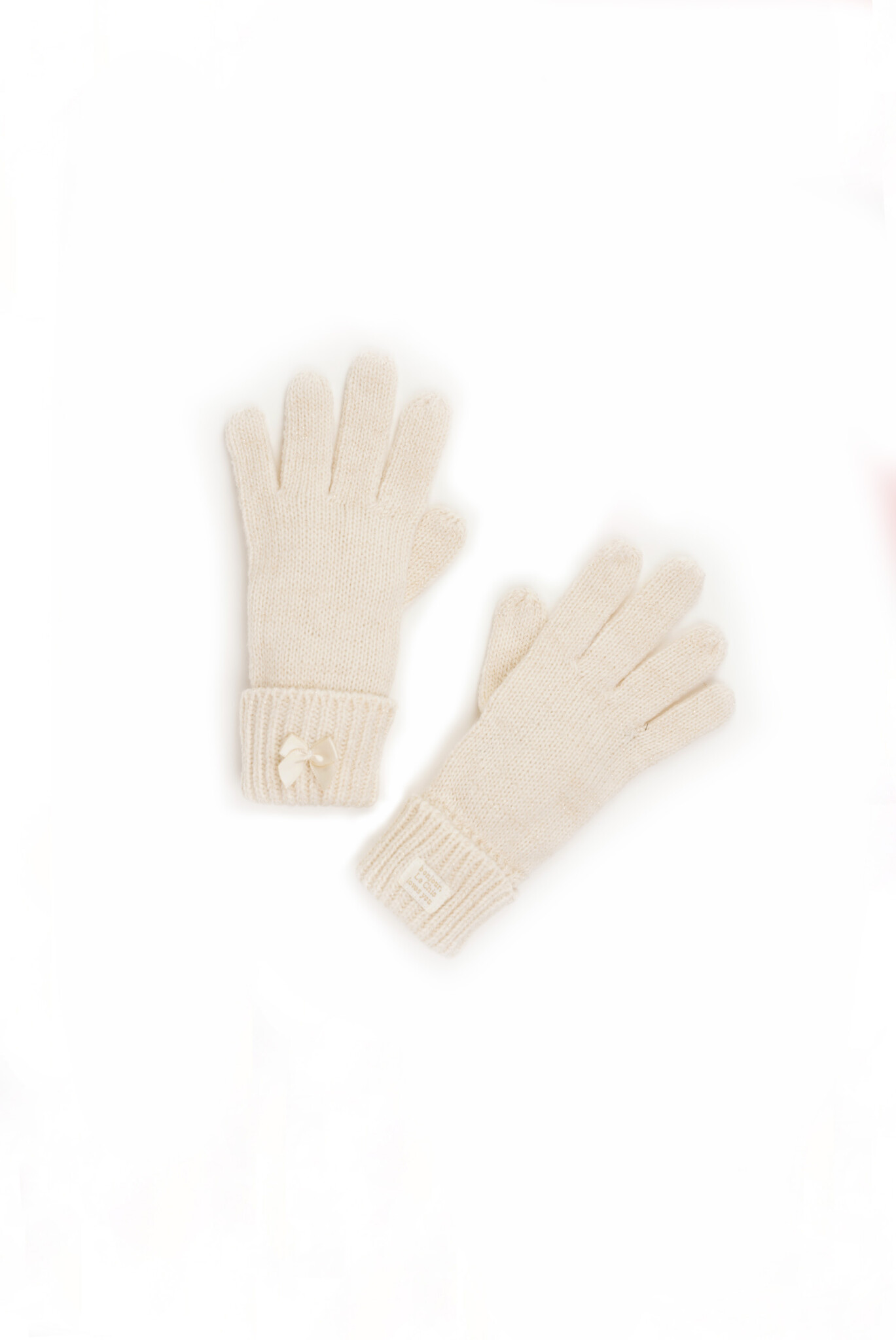 Le Chic winter handschoenen meisjes - wit - Rowrow - gebreid afbeelding