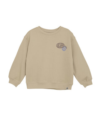 Daily7 winter sweater jongens - zand - oversized/music