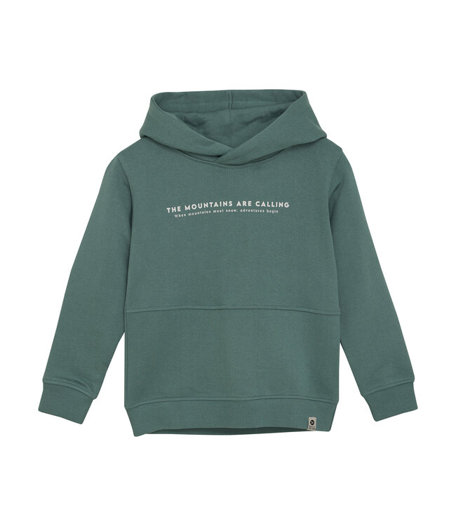 Daily7 winter hoodie jongens - blauw - backprint