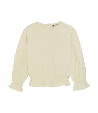 Daily7 winter t-shirt meisjes - wit - longsleeve/Smock