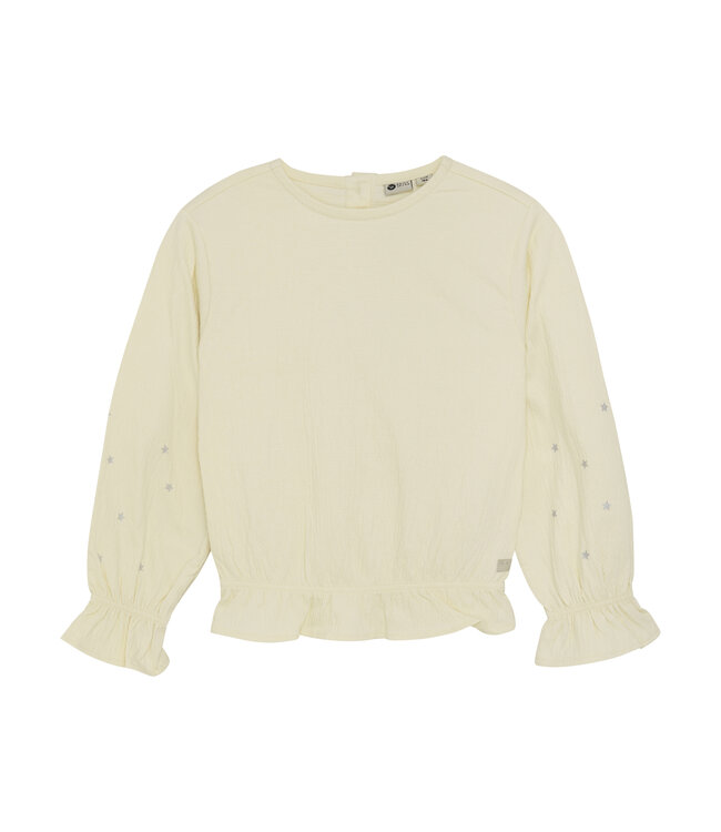 Daily7 winter t-shirt meisjes - wit - longsleeve/Smock