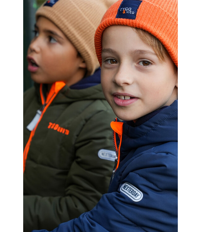 Tygo & Vito winter winterjas jongens - navy blauw - Jix