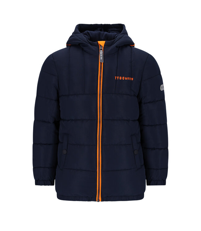 Tygo & Vito winter winterjas jongens - navy blauw - Jix
