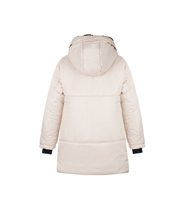 NoBell winter winterjas meisjes - beige - Belvine - lang, capuhon