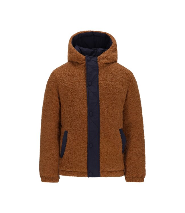 Like Flo winter winterjas jongens - navy blauw - Albon - reversible, capuchon