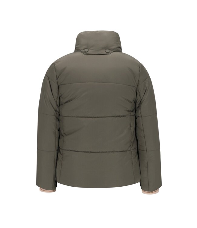 Like Flo winter winterjas meisjes - groen - Aelin - kort, capuchon