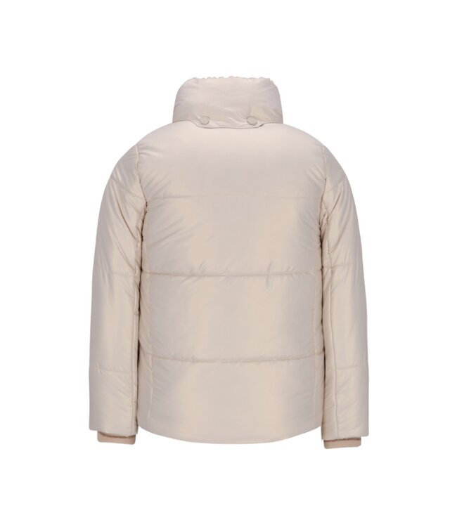 Like Flo winter winterjas meisjes - goud - Aelin - kort, capuchon, metallic