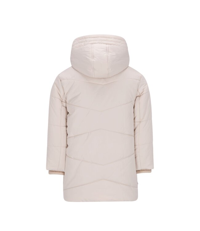 Like Flo winter winterjas meisjes - beige - Abbi - gewatteerd, capuchon