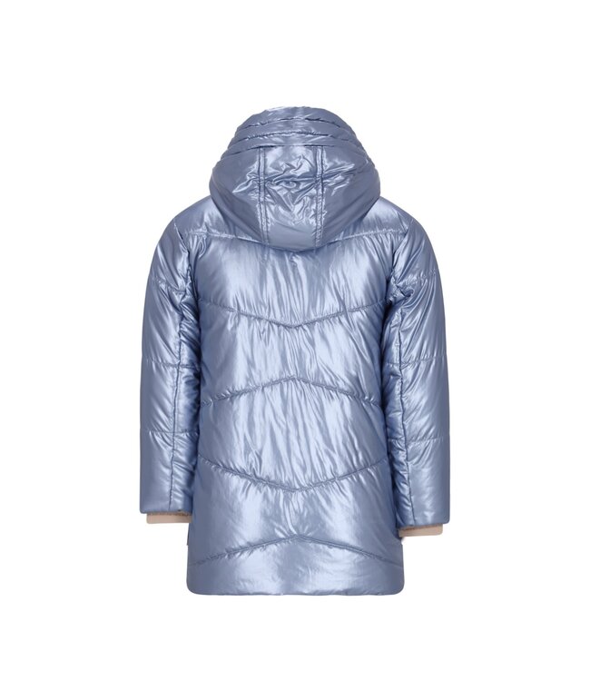 Like Flo winter winterjas meisjes - blauw - Abbi - gewatteerd, capuchon