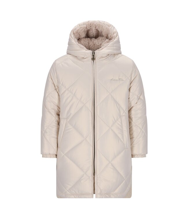 Like Flo winter winterjas meisjes - goud - Ariana - lang, reversible, capuchon, metallic