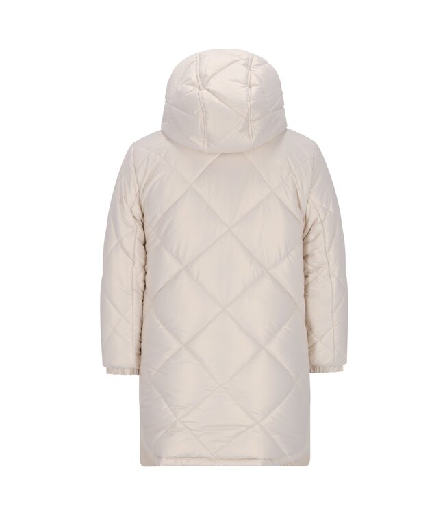 Like Flo winter winterjas meisjes - goud - Ariana - lang, reversible, capuchon, metallic