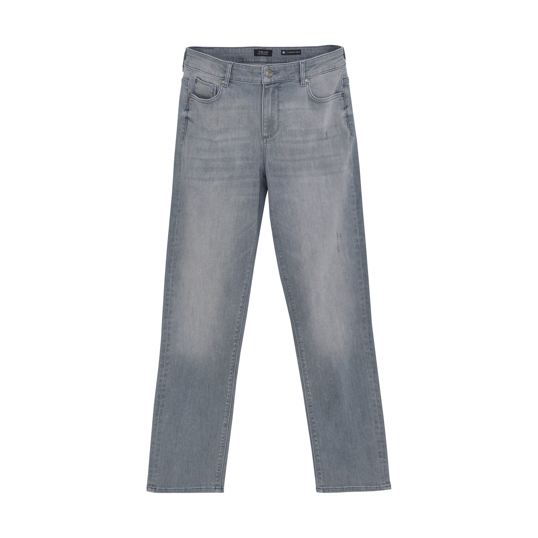 Rellix winter jeansbroek jongens - blauw - straight, wide leg fit afbeelding