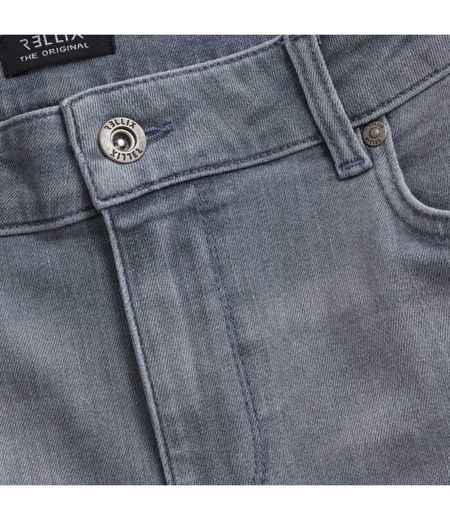 Rellix winter jeansbroek jongens - blauw - straight, wide leg fit