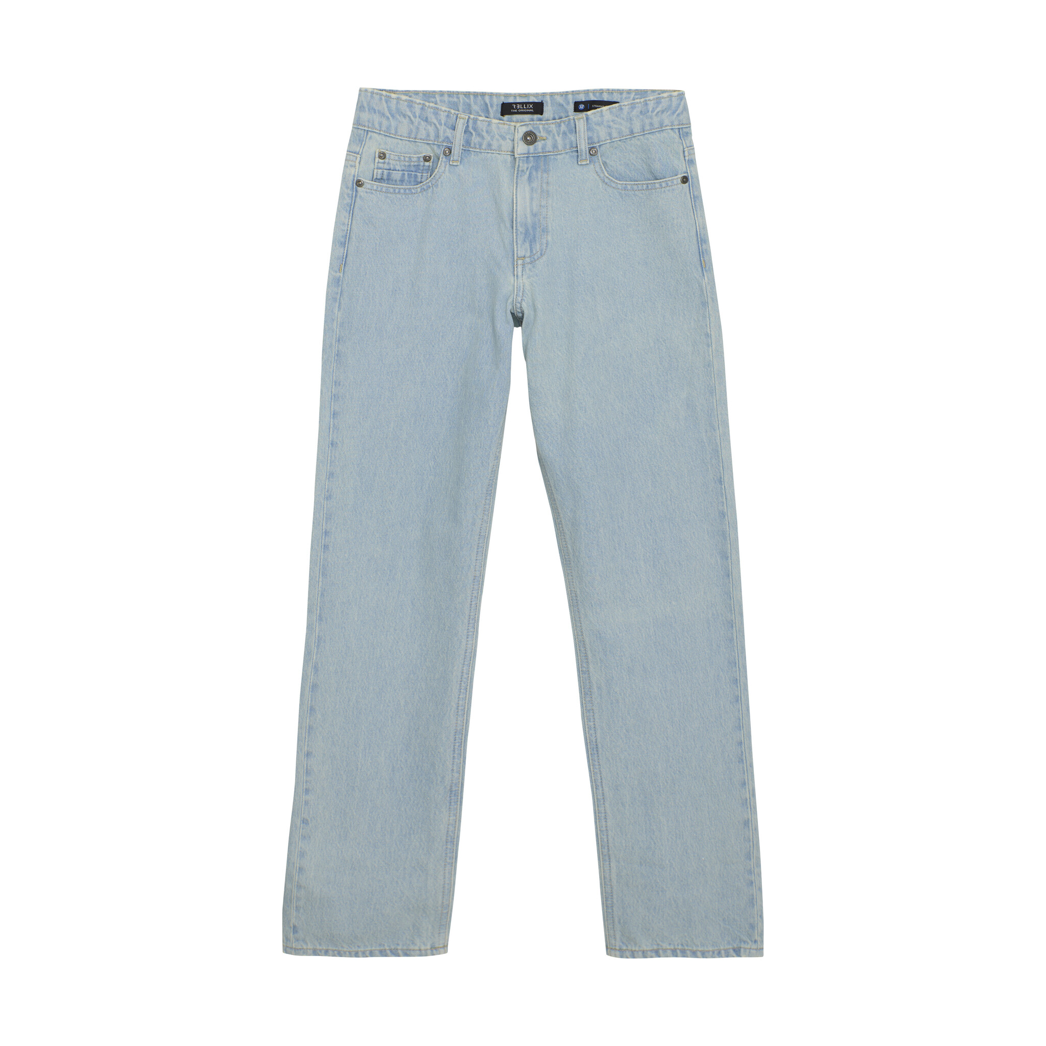Rellix winter jeansbroek jongens - blauw - straight, wide leg fit afbeelding