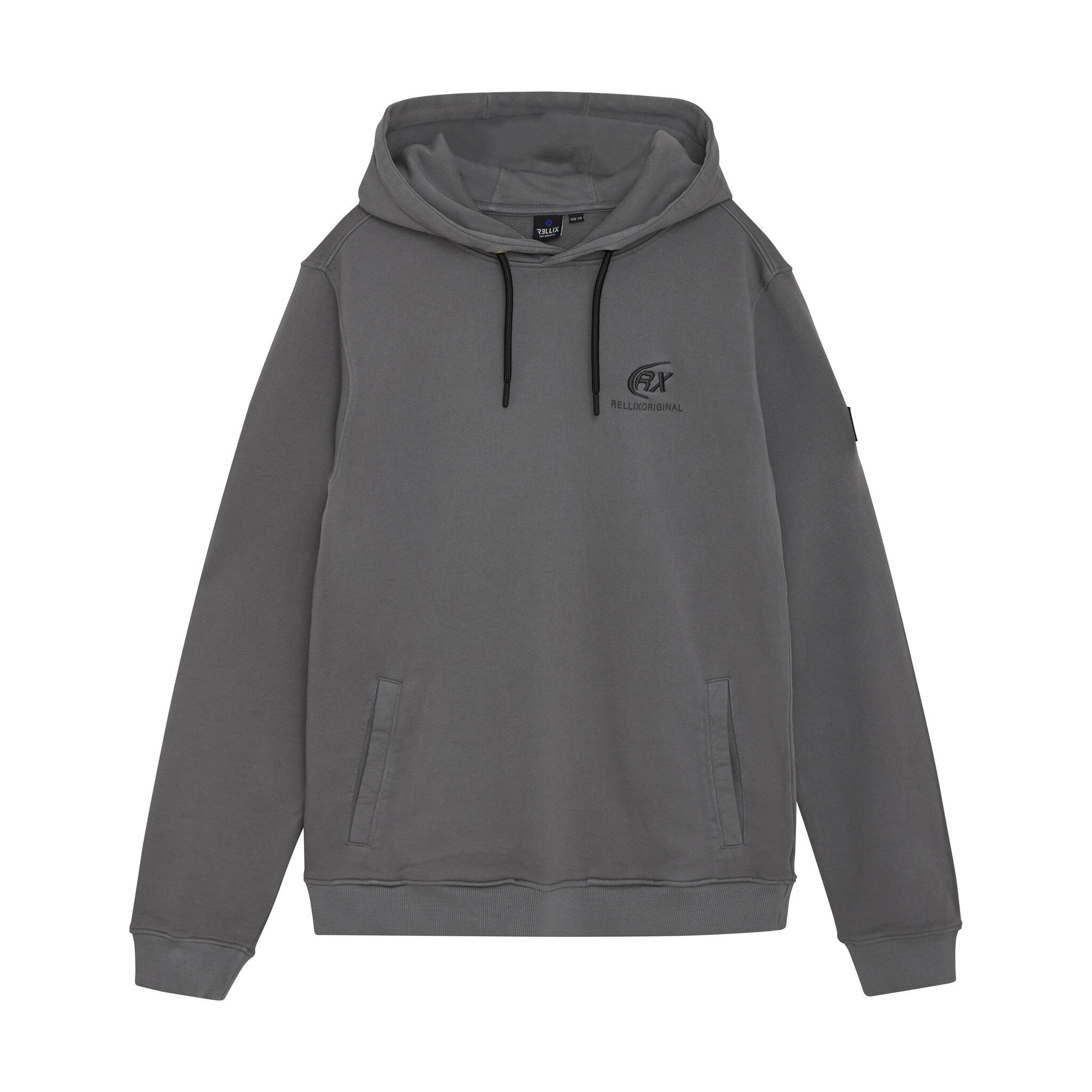 Rellix winter hoodie jongens - grijs - backprint afbeelding
