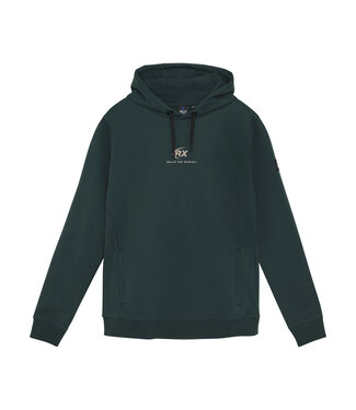 Rellix winter hoodie jongens - groen - print