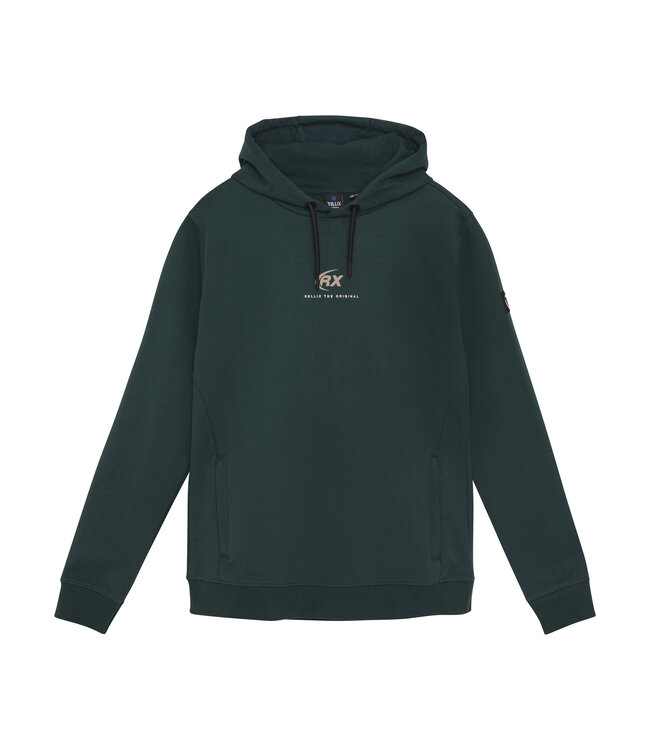 Rellix winter hoodie jongens - groen - print