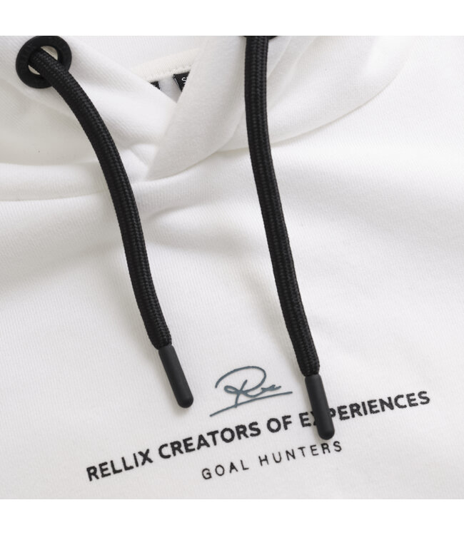 Rellix winter hoodie jongens - wit - zak